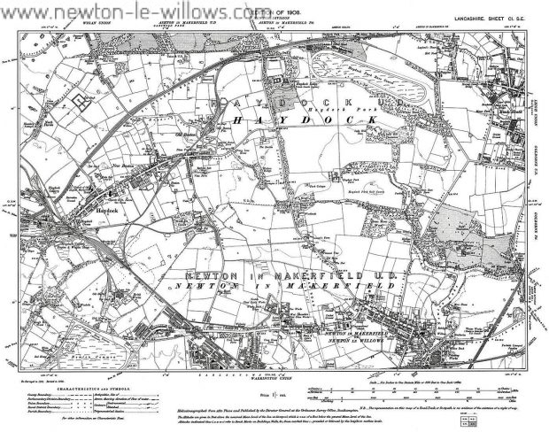 Newton-le-Willows – with some history of the local area