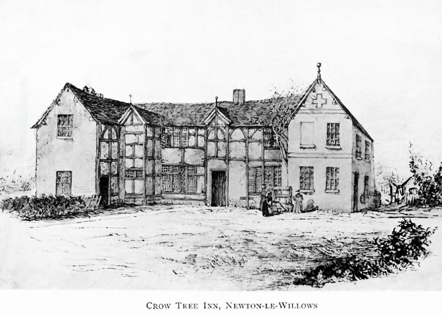 1848 Crow Lane Hall Engraving