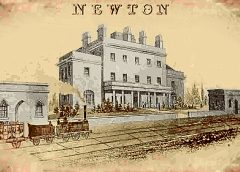 1865: GREAT FIRE AT NEWTON PRINTING WORKS.